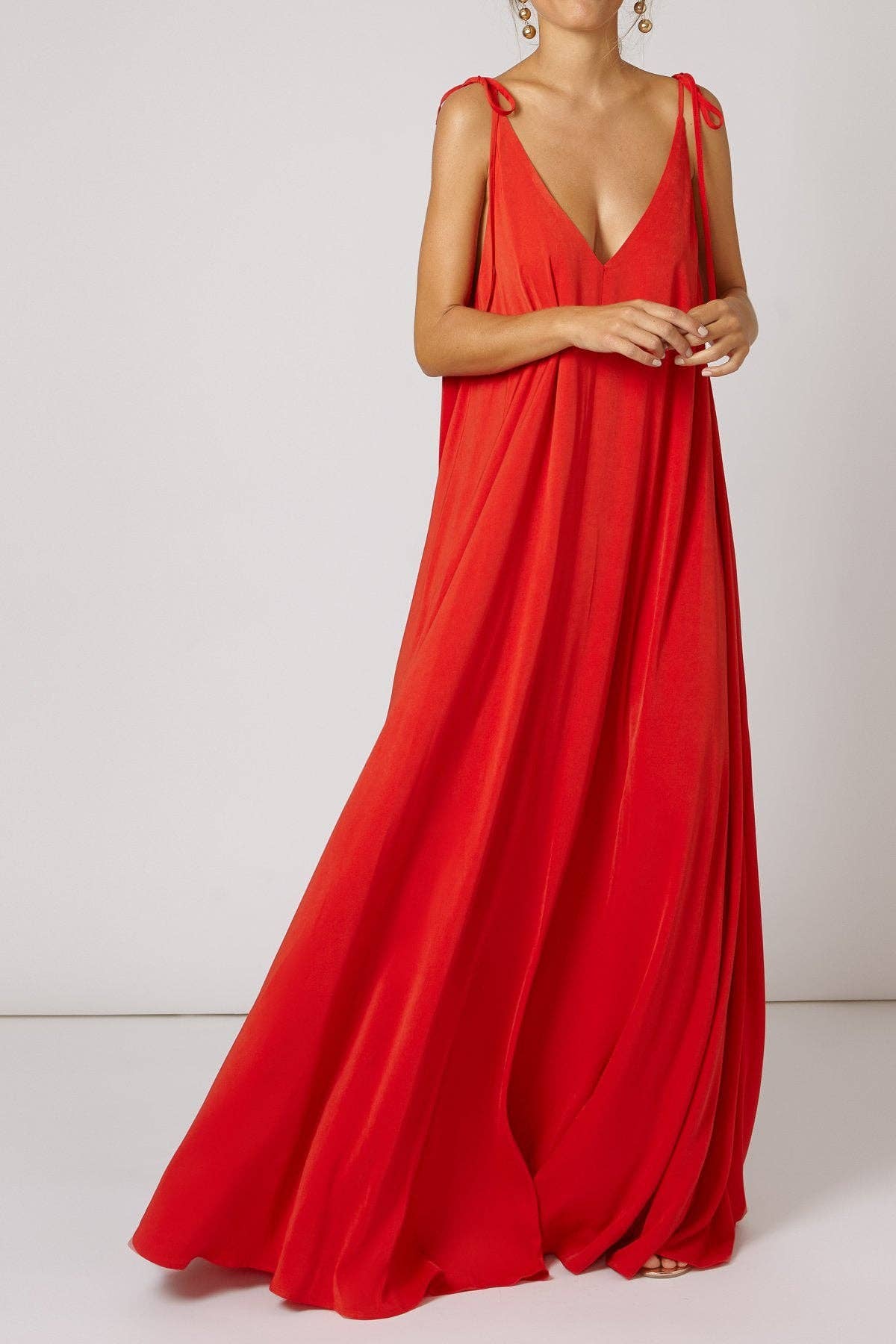 Bruna Pipi Tomato Red Dress