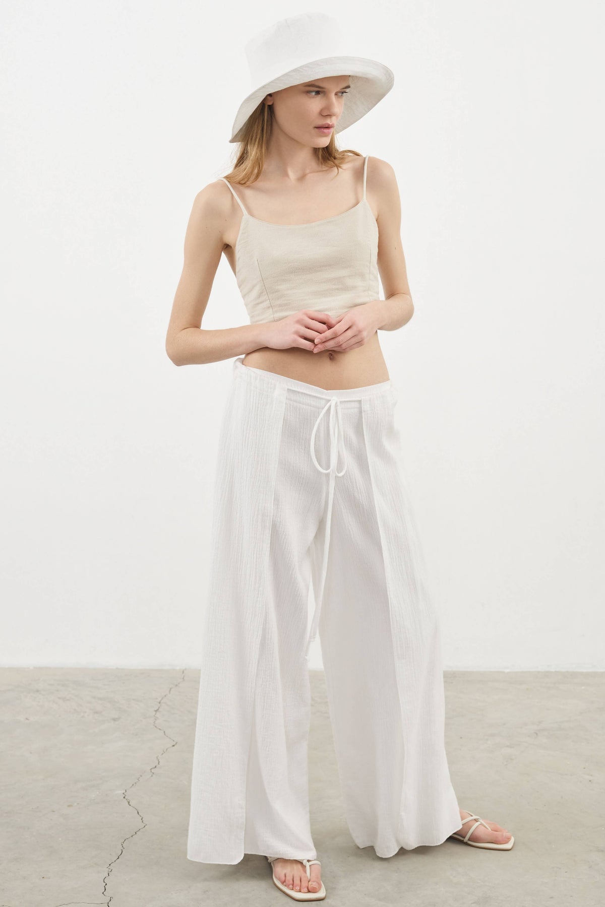 The Handloom June Pants White
