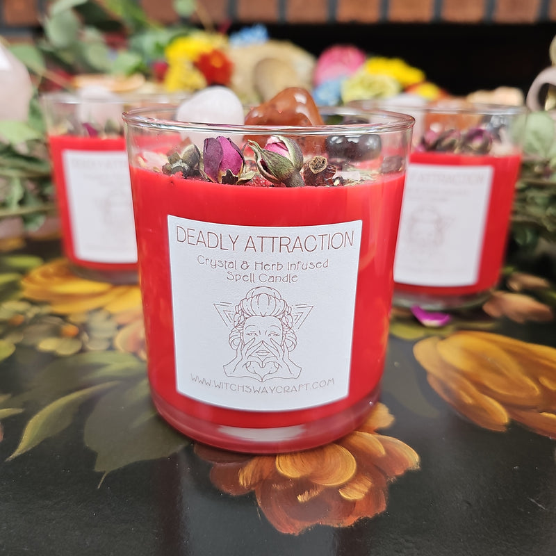 Witch's Way Deadly Attraction Spell Candle