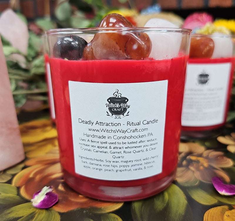 Witch's Way Deadly Attraction Spell Candle