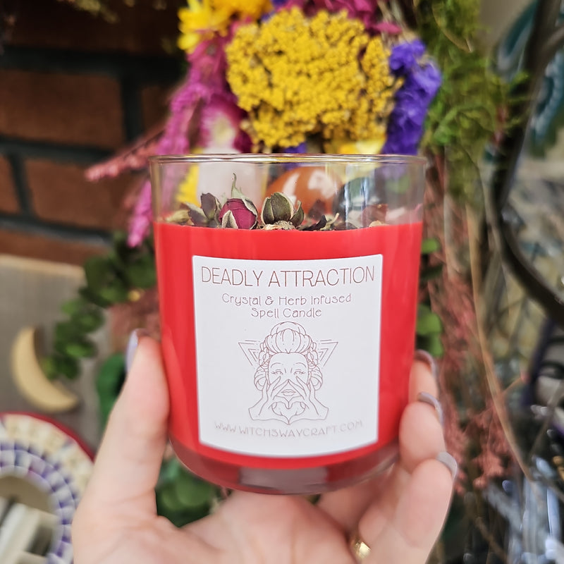 Witch's Way Deadly Attraction Spell Candle