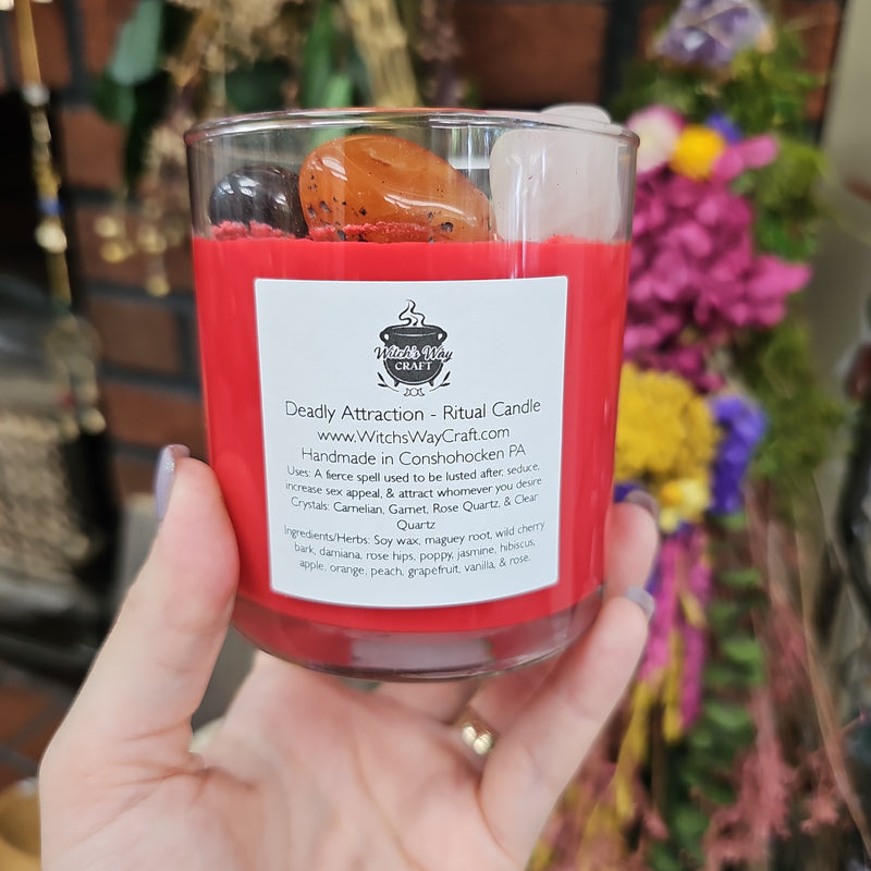 Witch's Way Deadly Attraction Spell Candle