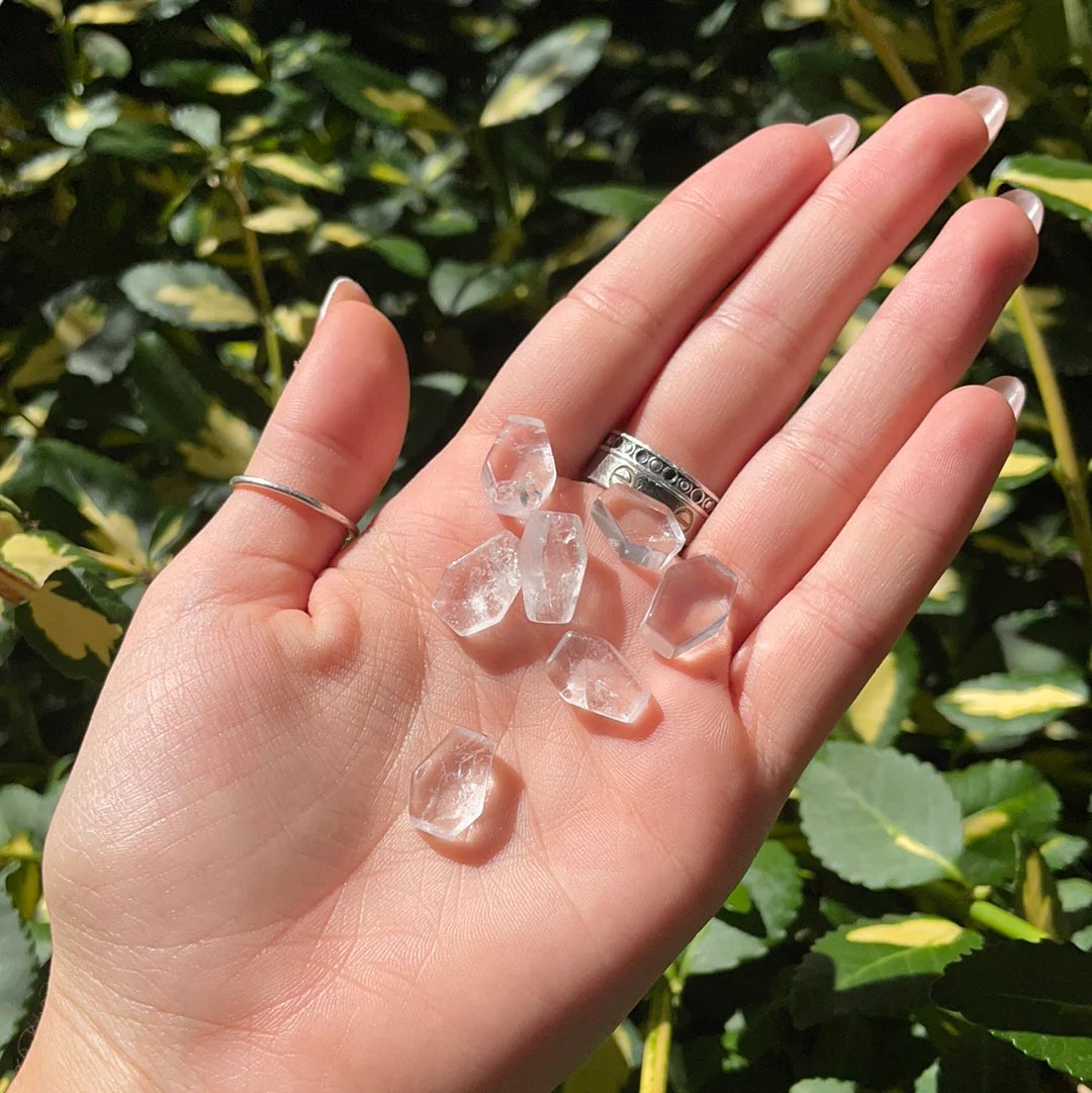 Witch's Way Craft Clear Quartz Mini Coffin