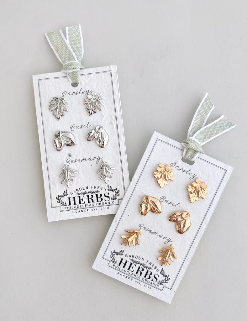 Nuance Herb Earrings with Plantable Card