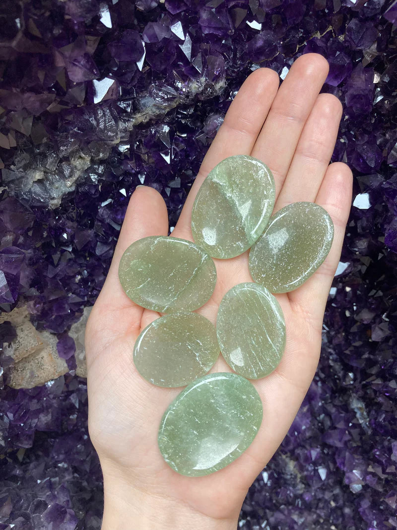 Witch's Way Craft Green Aventurine Worry Stone