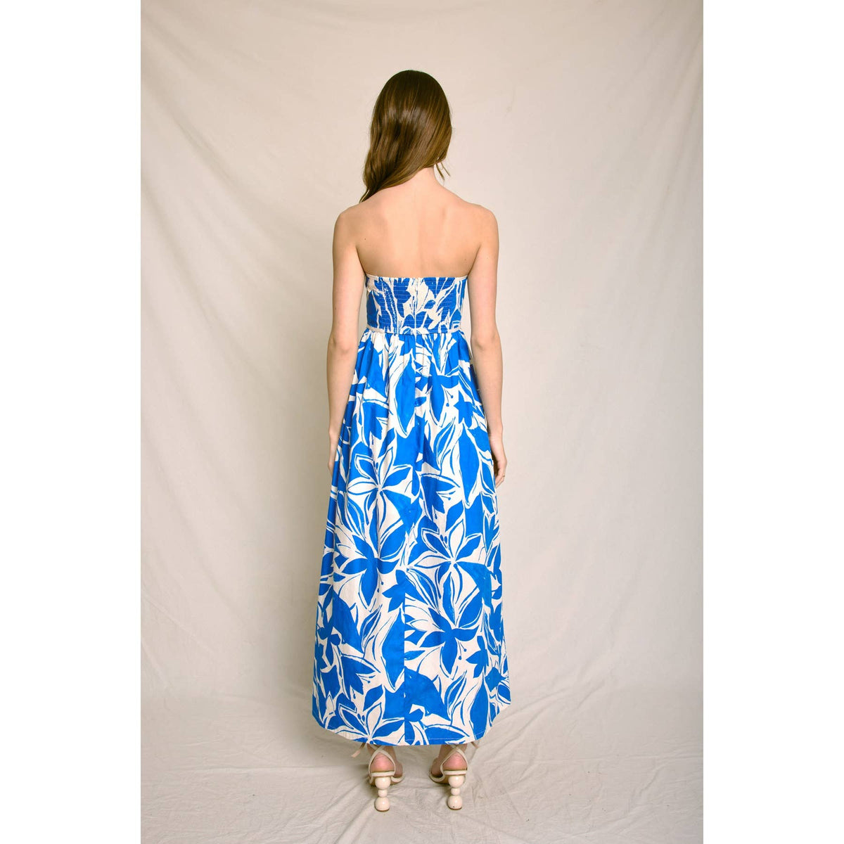 Dress Forum Strapless Contrast Maxi Dress