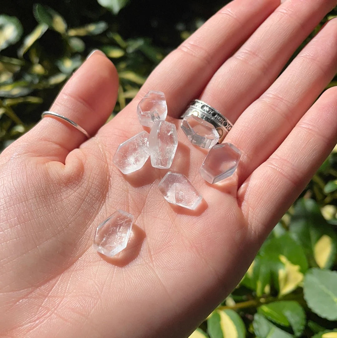 Witch's Way Craft Clear Quartz Mini Coffin