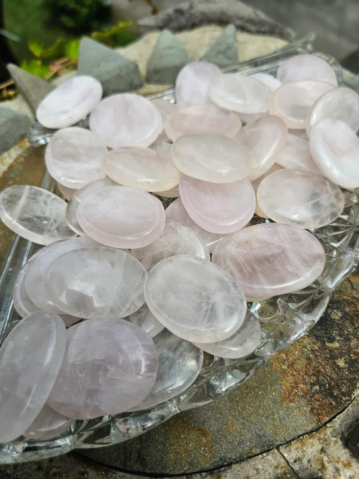 Witch's Way Craft Rose Quartz Worry Stone
