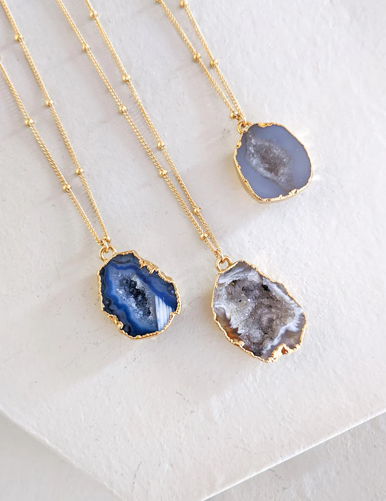 Nuance Geode Cave Necklace | MORE COLOR OPTIONS |