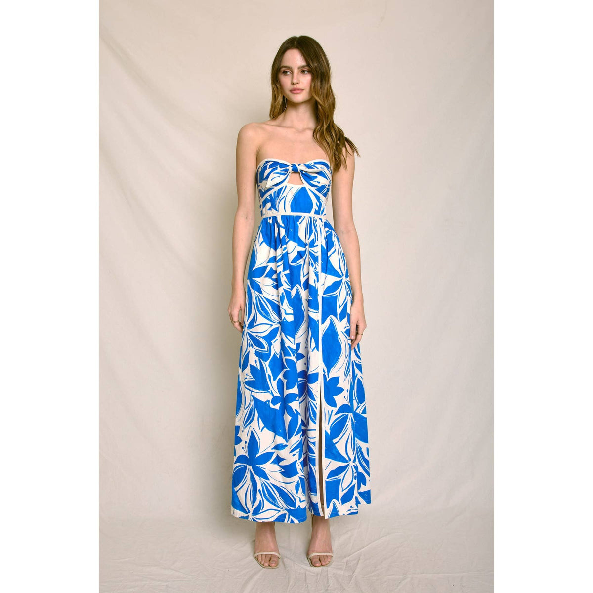 Dress Forum Strapless Contrast Maxi Dress