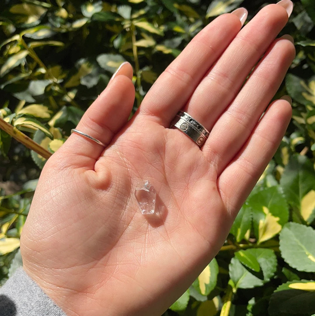 Witch's Way Craft Clear Quartz Mini Coffin