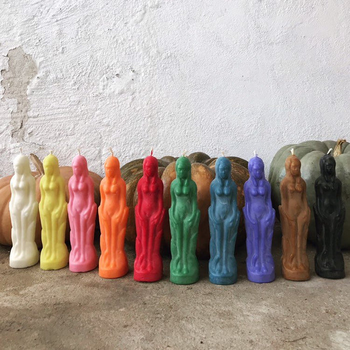 Witch's Way Goddess Candle