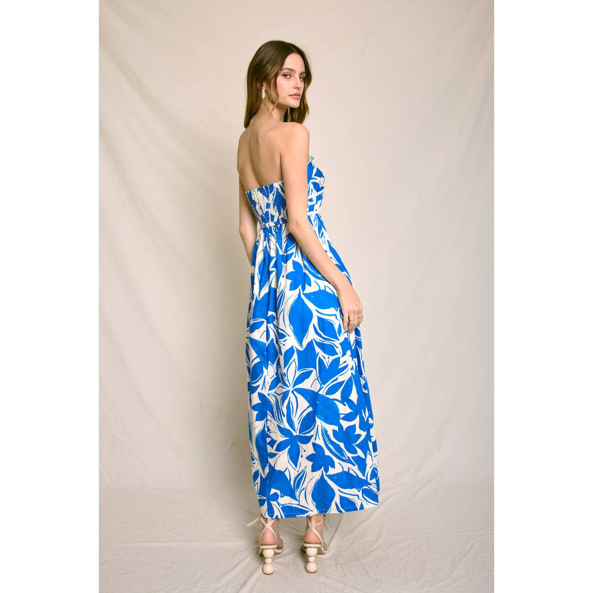 Dress Forum Strapless Contrast Maxi Dress