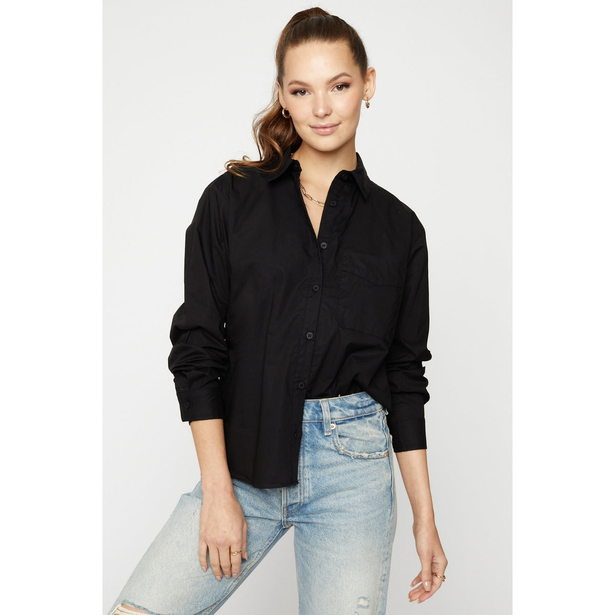 Sans Souci Button Up Top