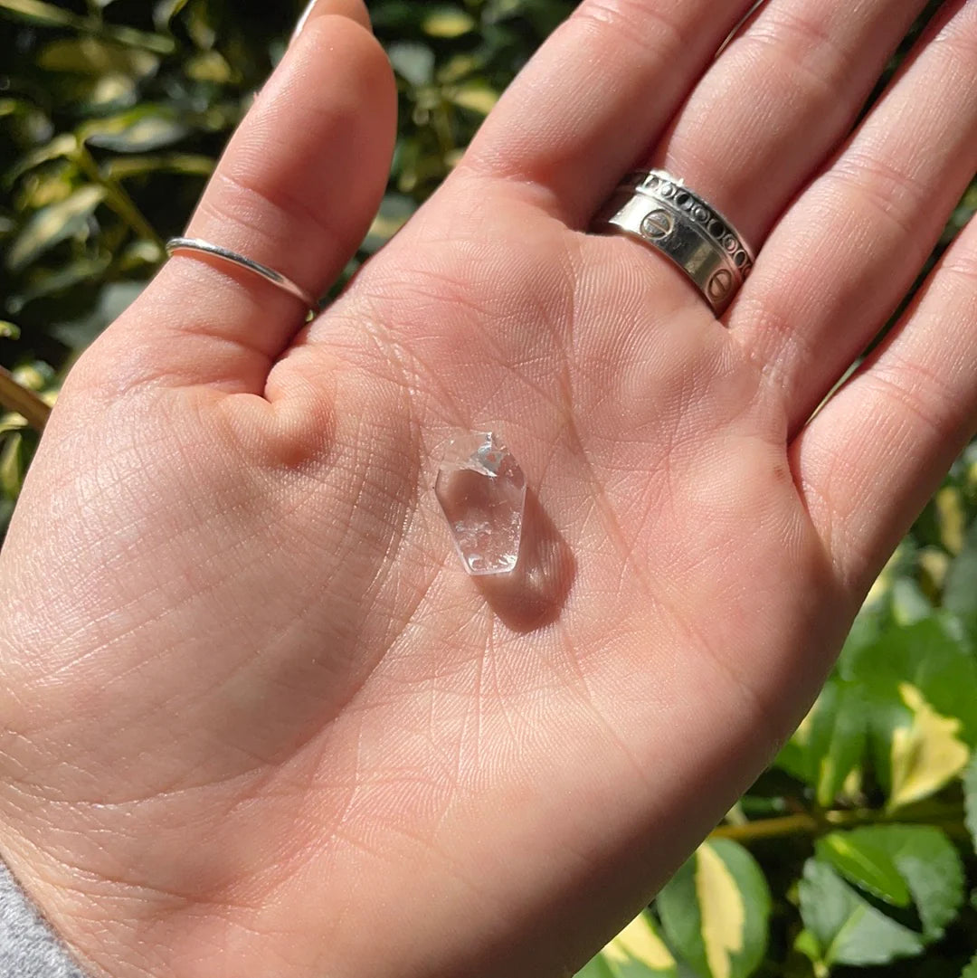 Witch's Way Craft Clear Quartz Mini Coffin