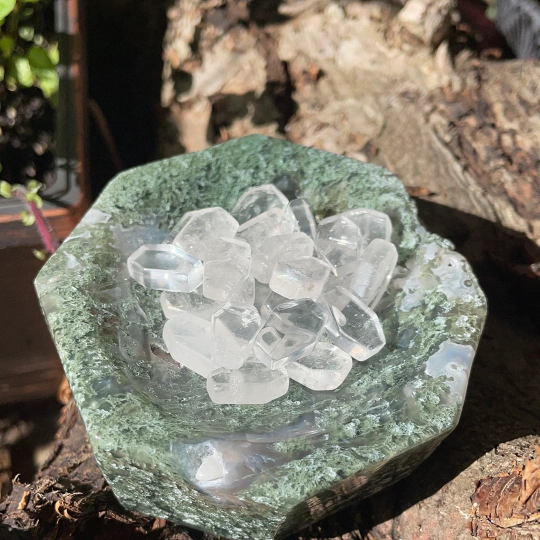 Witch's Way Craft Clear Quartz Mini Coffin