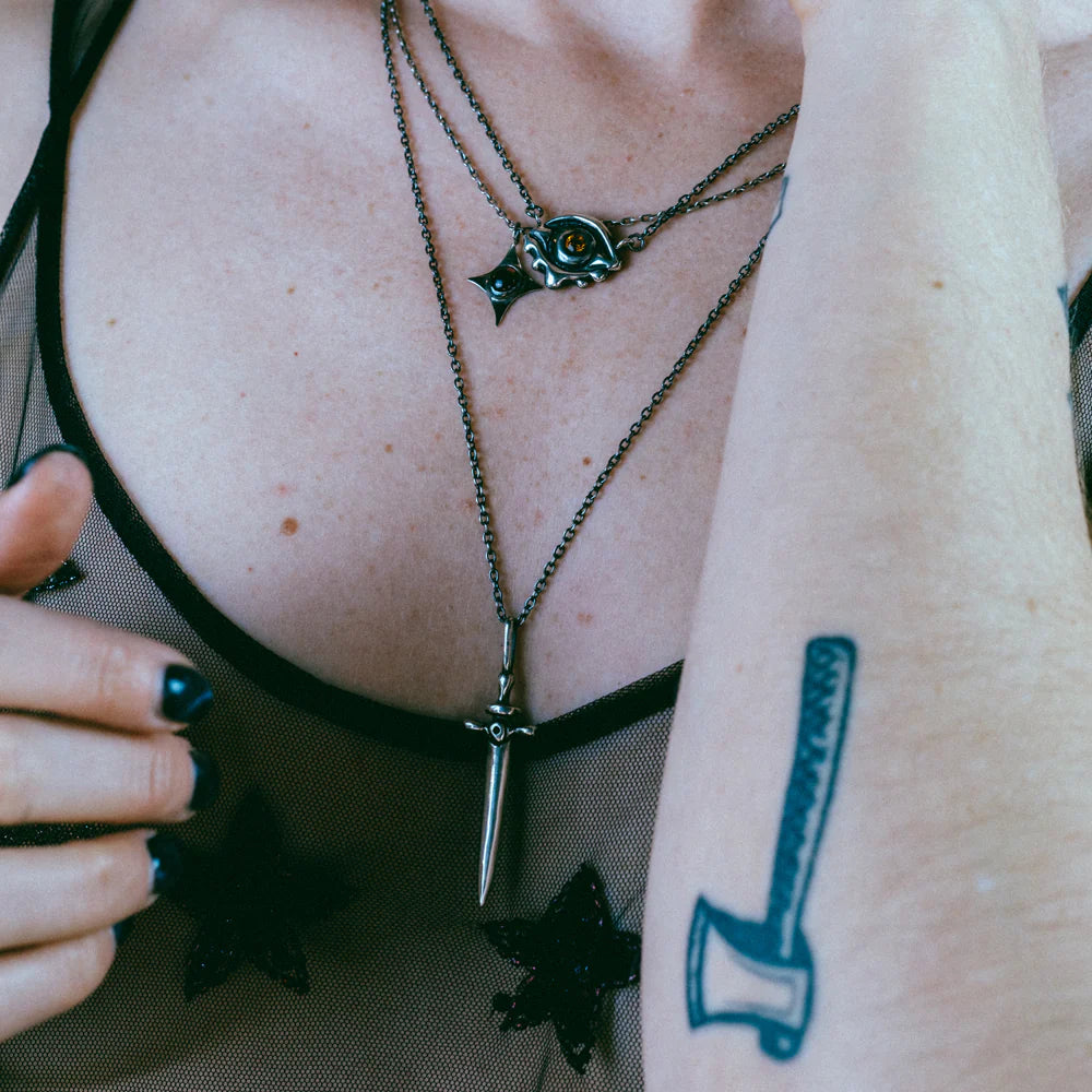 Hellhound Jewelry The Ritual Dagger Pendant Necklace