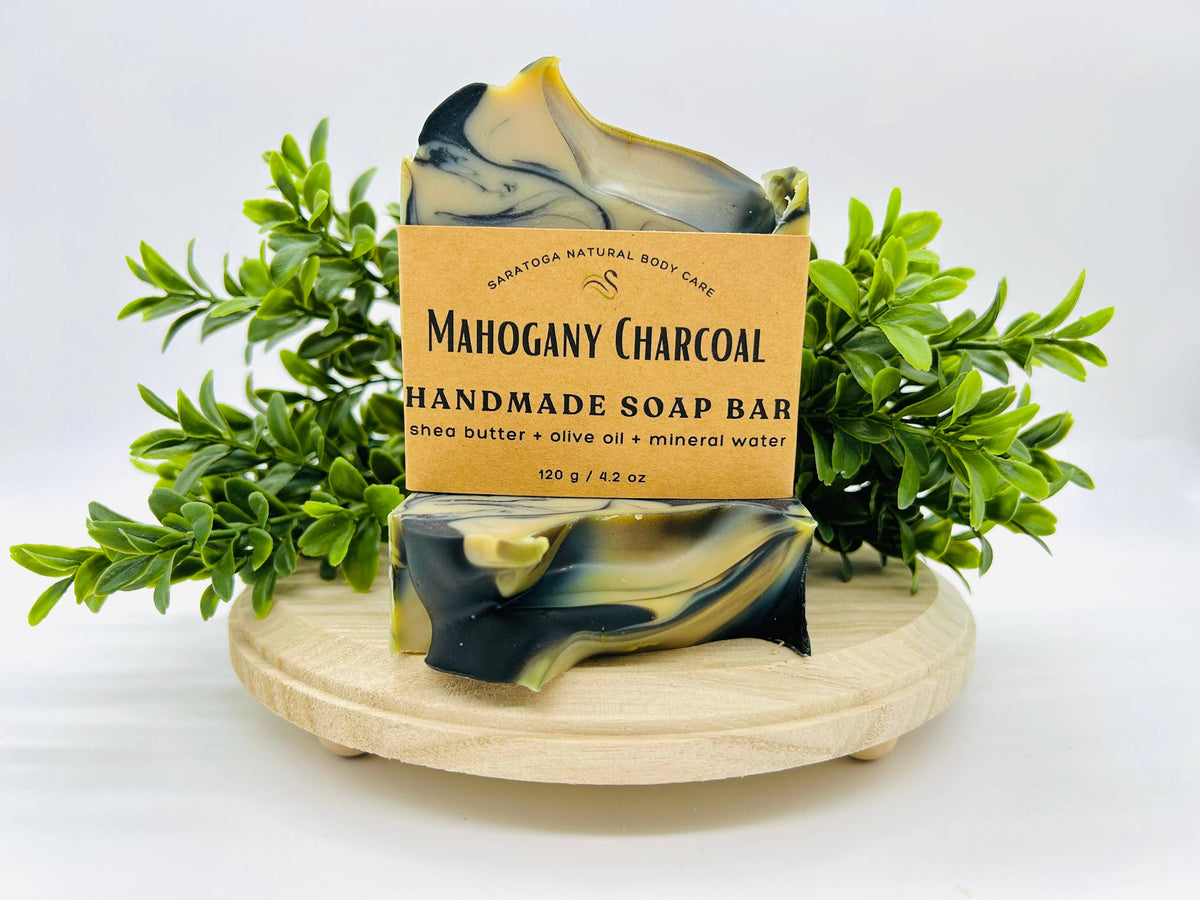 Soaps & Beyond Mahogany Charcoal Handmade Bar Soap
