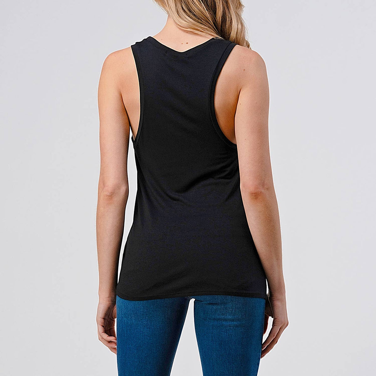 Heimous Scoop Neck Modal Jersey Tank Top
