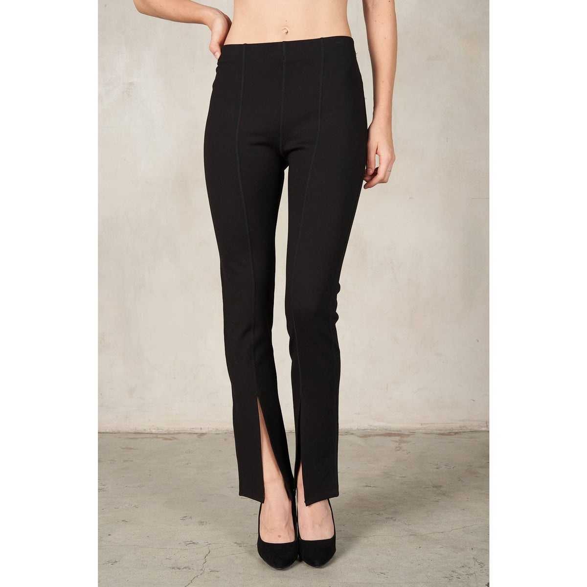 Maronie Slit Cut Leggings
