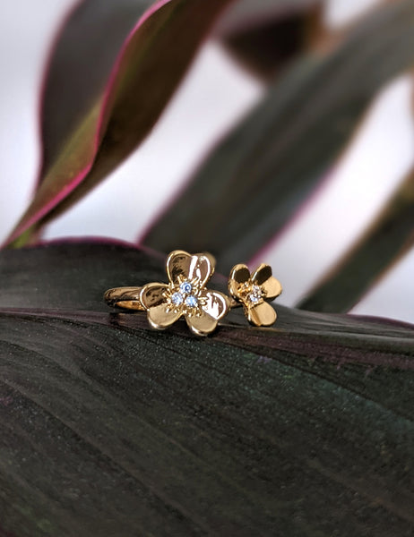 Nuance Garden Clover Ring