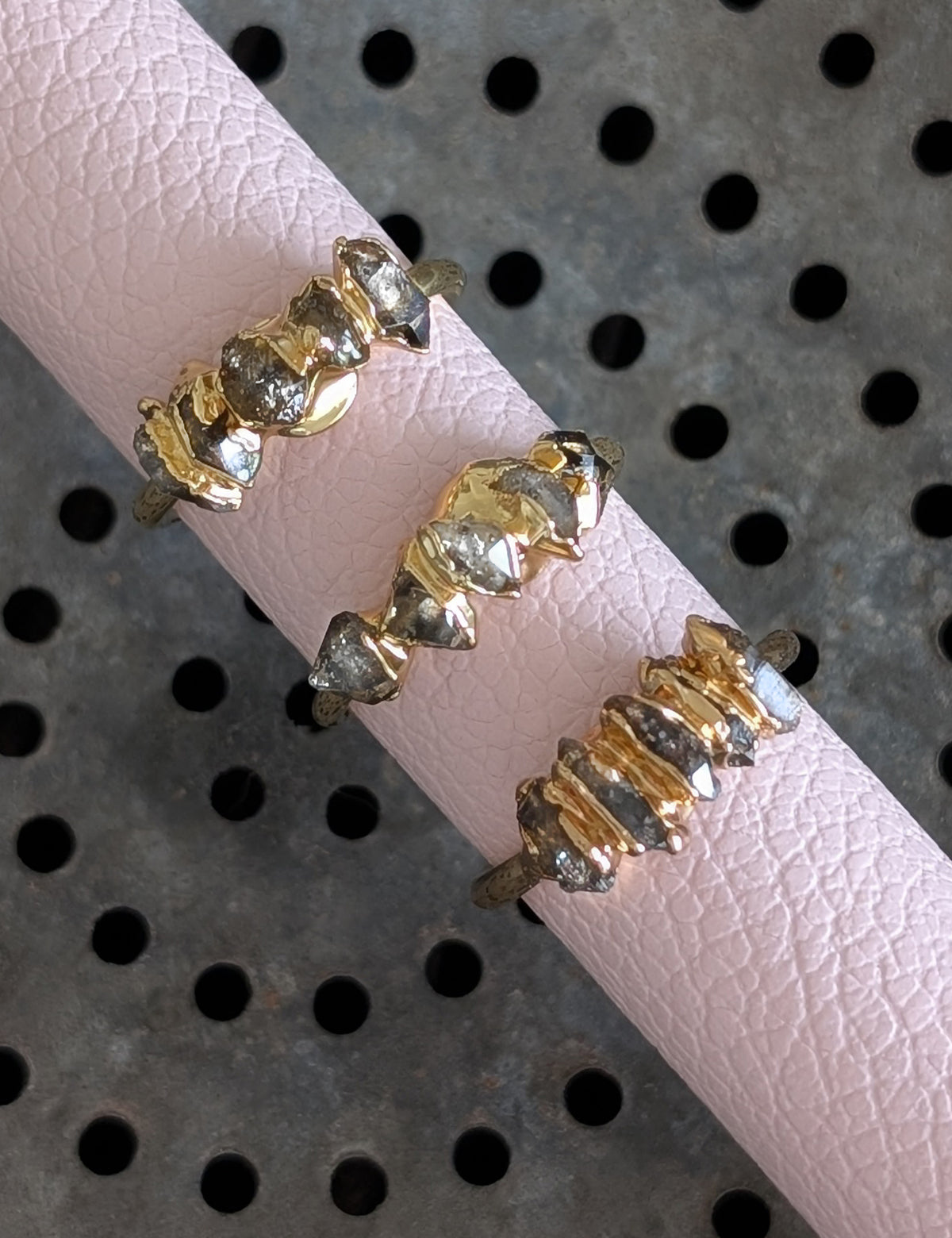 Nuance Herkimer Cluster Ring