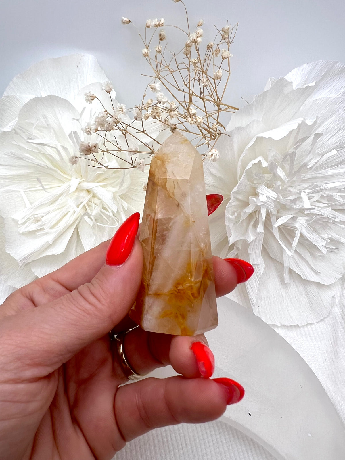 Witch's Way Golden Healer Crystal Points