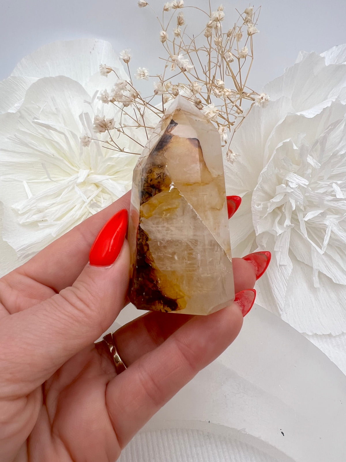Witch's Way Golden Healer Crystal Points