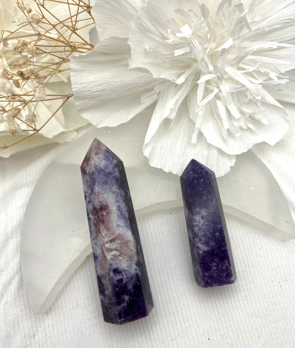 Witch's Way Lepidolite Crystal Point