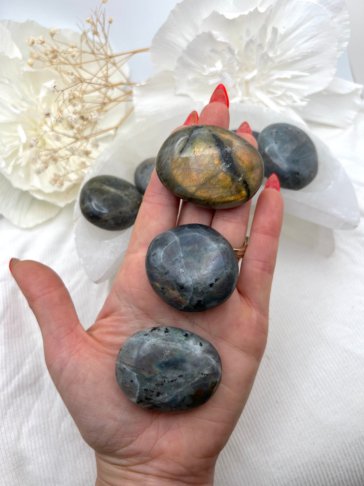 Witch's Way Labradorite Palm Stone
