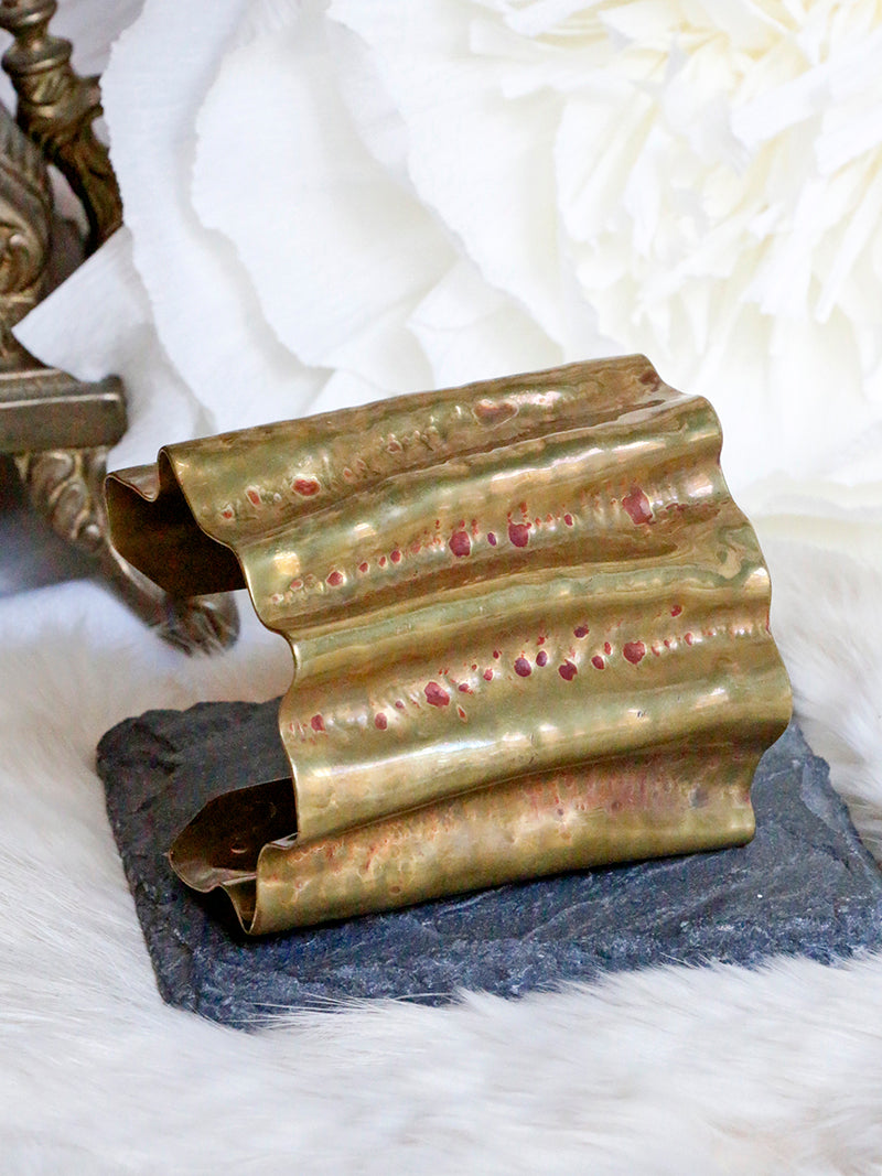 Dennis Higgins Limited Brass Wavy Cuff