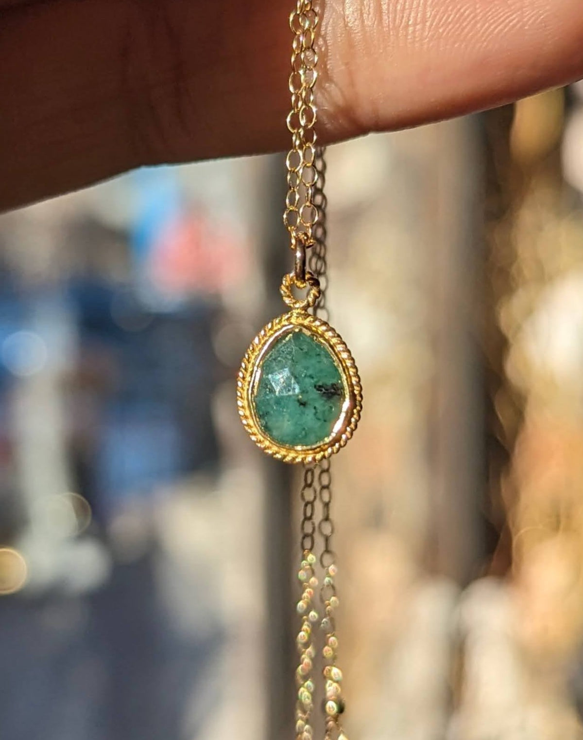 Susan Rifkin Ornate Crystal Charm Necklace | Multiple Colors + Shapes!