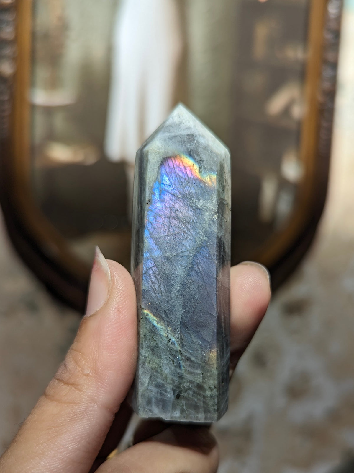 Witch's Way Labradorite Crystal Point