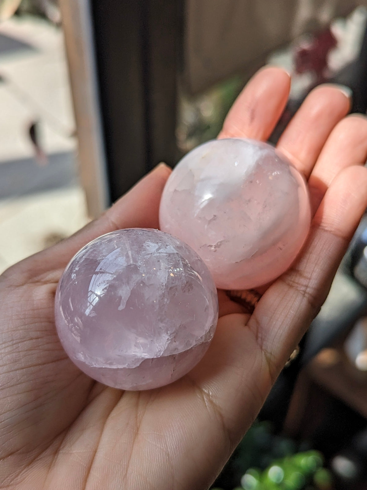 Witch's Way Craft Rose Quartz Sphere