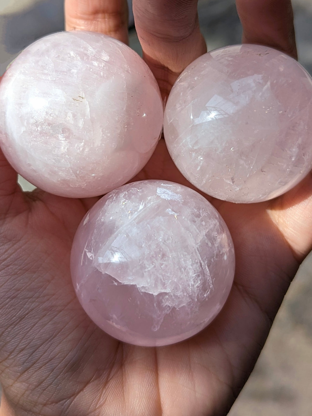 Witch's Way Craft Rose Quartz Sphere