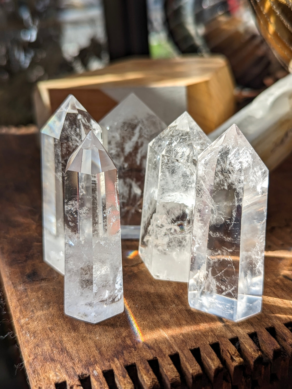 Witch's Way Clear Quartz Crystal Point