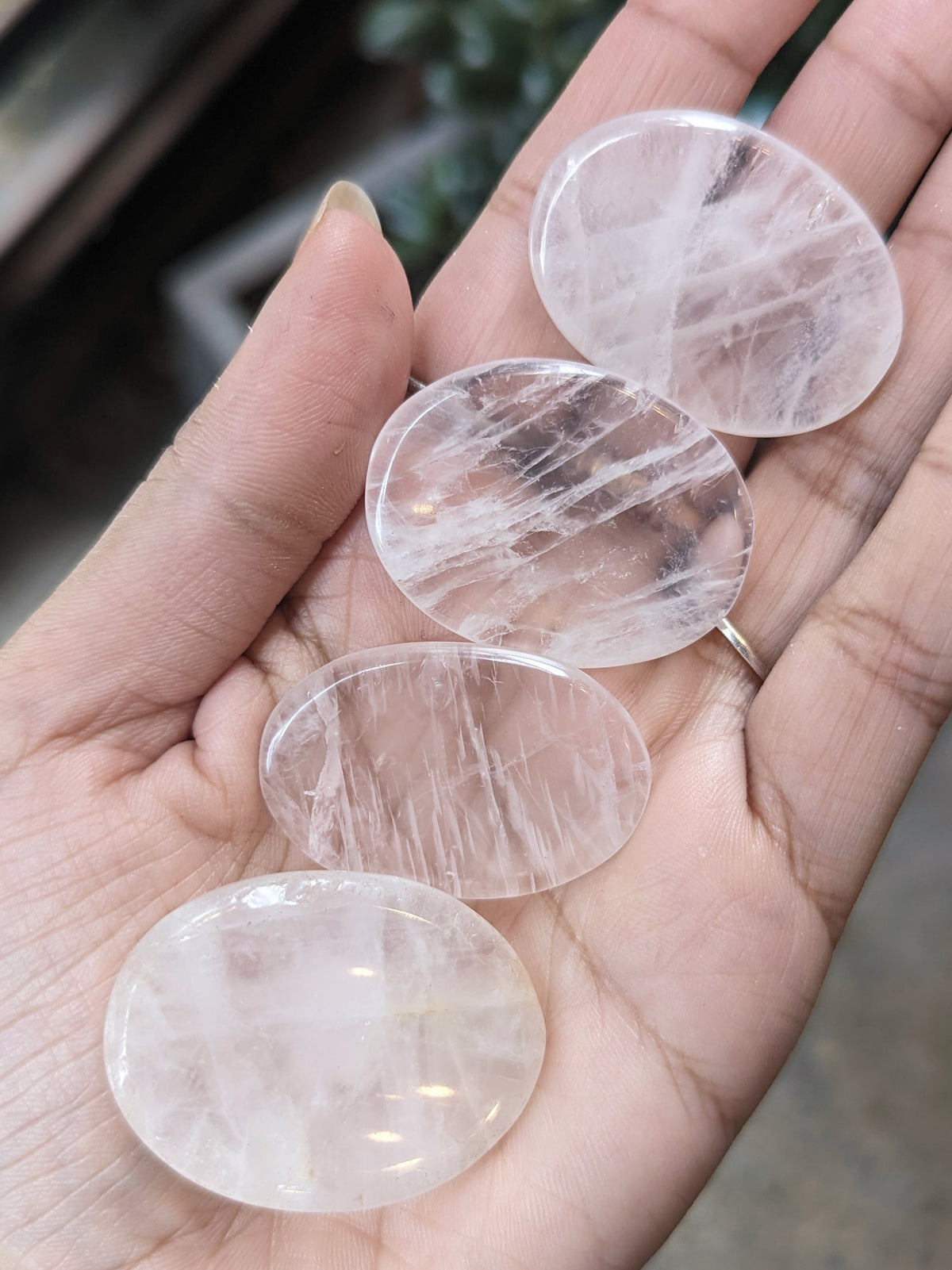 Witch's Way Craft Rose Quartz Worry Stone