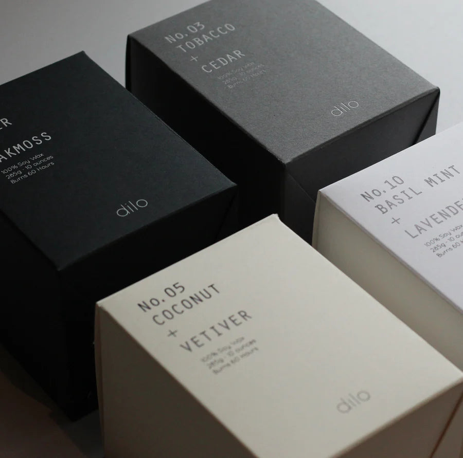 Dilo Shades Collection Candles- Choose your Scent!