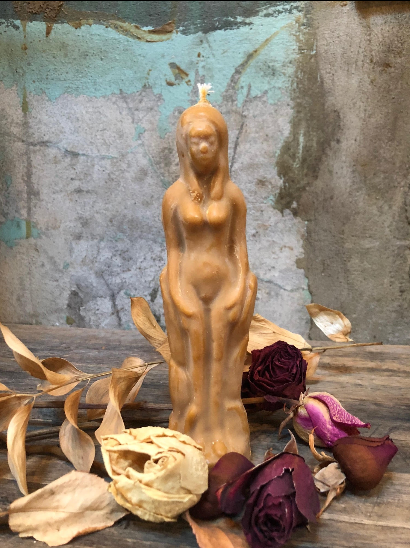 Witch's Way Goddess Candle