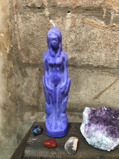 Witch's Way Goddess Candle