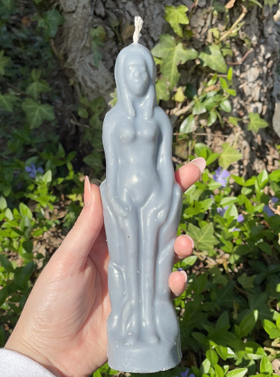 Witch's Way Goddess Candle