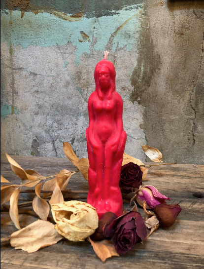 Witch's Way Goddess Candle