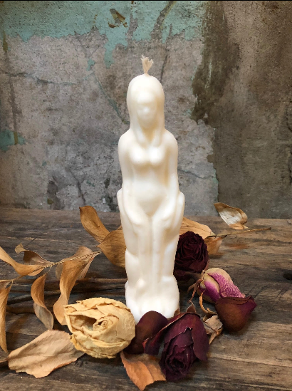 Witch's Way Goddess Candle
