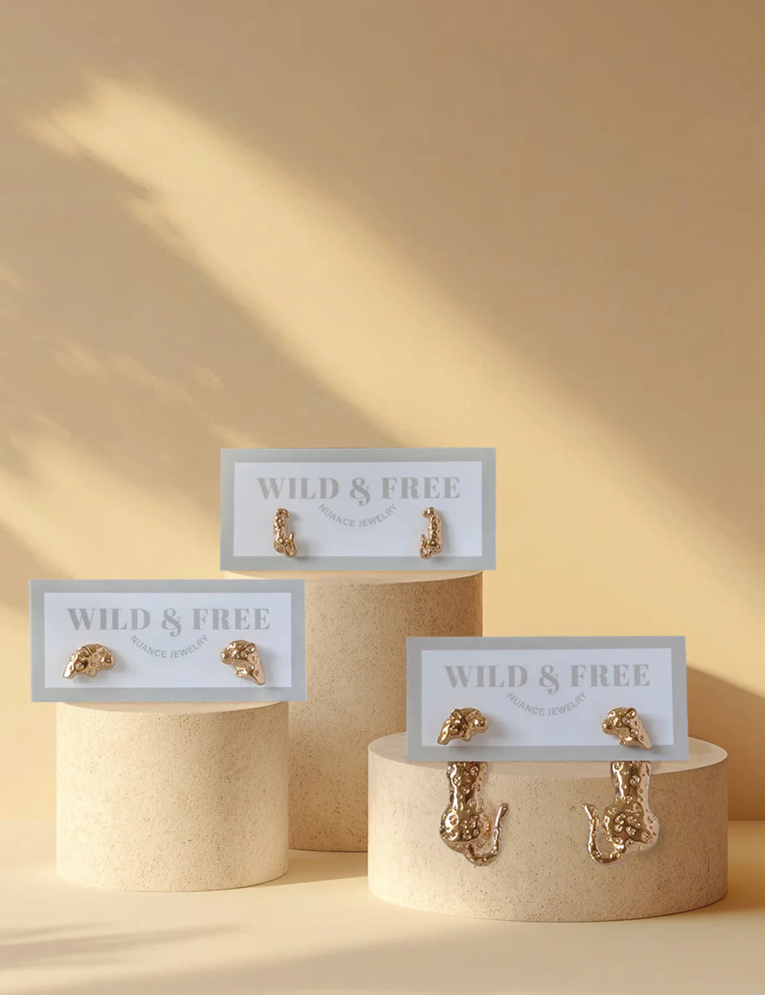 Nuance Wild and Free Leopard Earrings