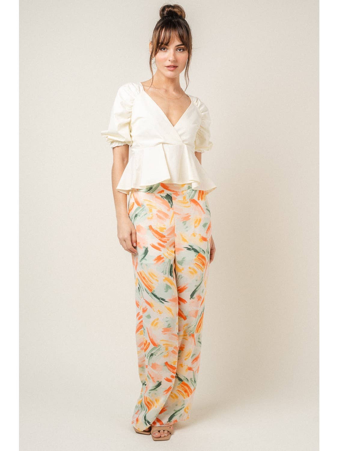Fore-Printed Pants
