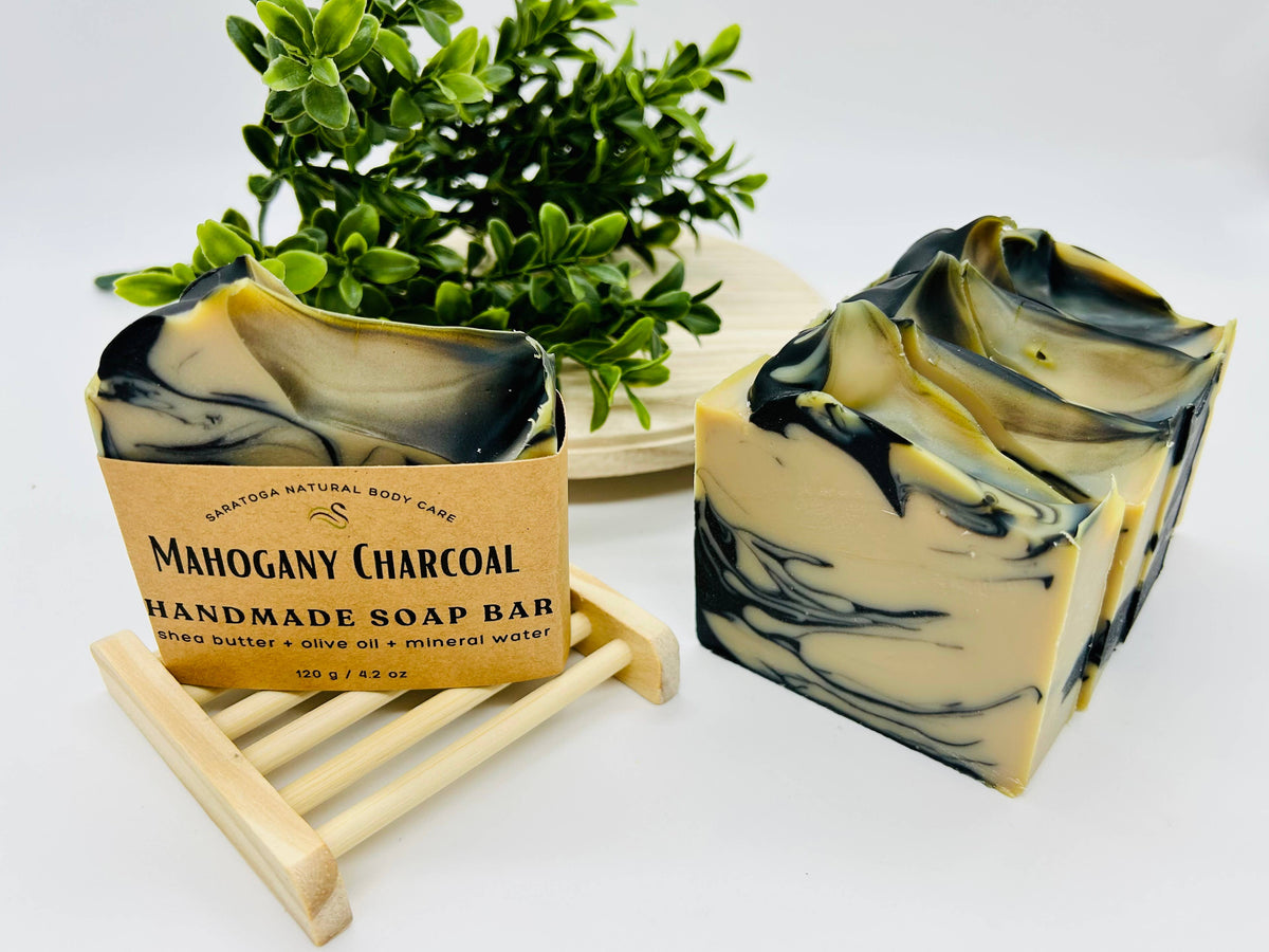 Soaps & Beyond Mahogany Charcoal Handmade Bar Soap