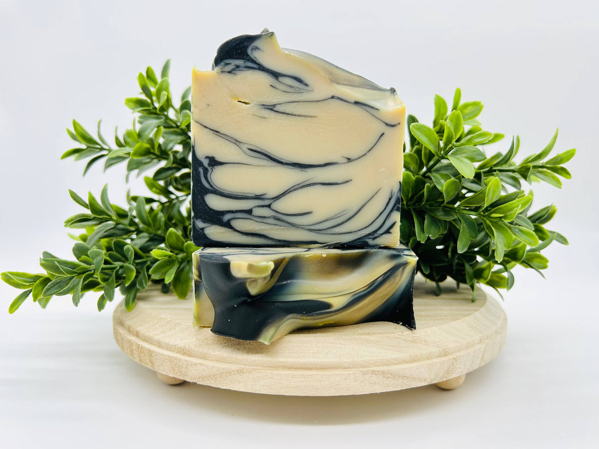 Soaps & Beyond Mahogany Charcoal Handmade Bar Soap