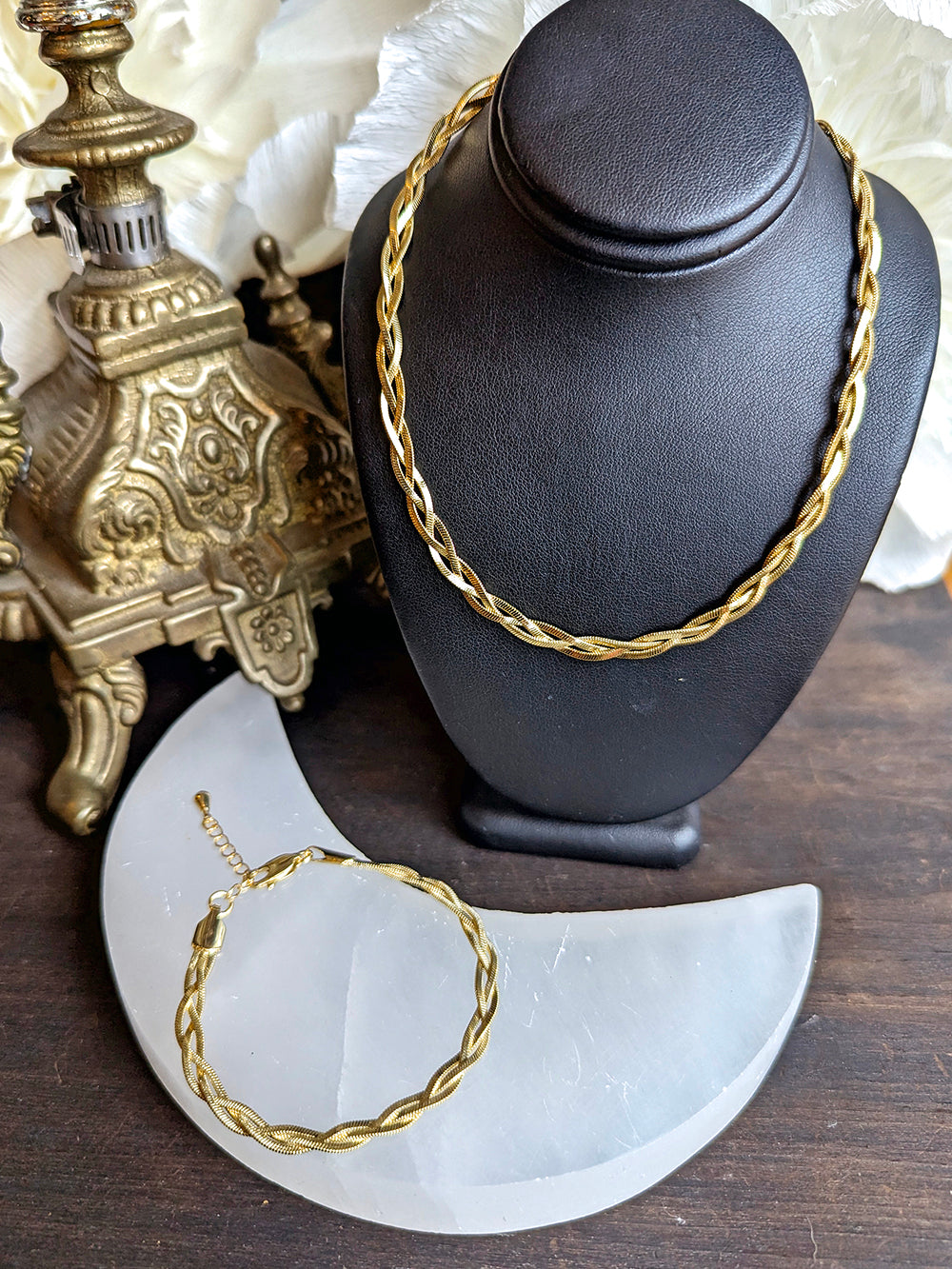 Chain Bracelet + Necklace Gift Set