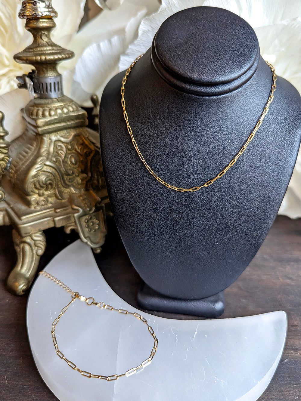 Chain Bracelet + Necklace Gift Set