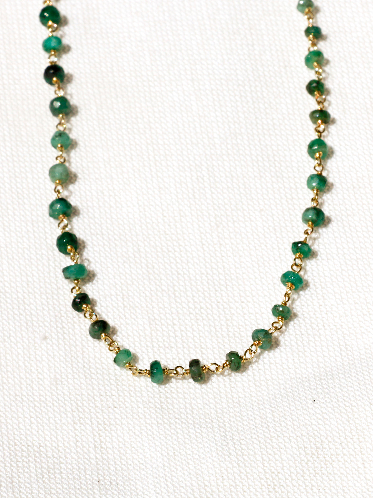 Susan Rifkin Chrysoprase Beaded Necklace